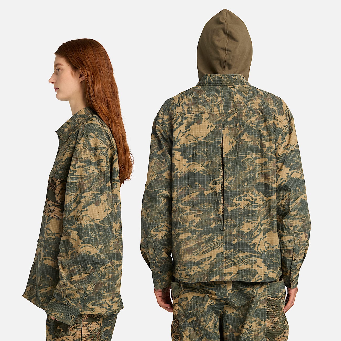 Overshirt Mimetica in multicolore TBL multicolore ALT2