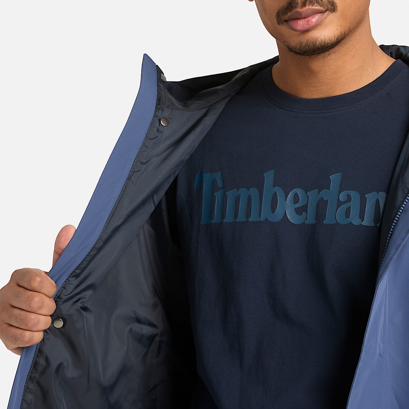Wasserdichte ShellJacke fr Herren in Blau TBL Blau ALT3