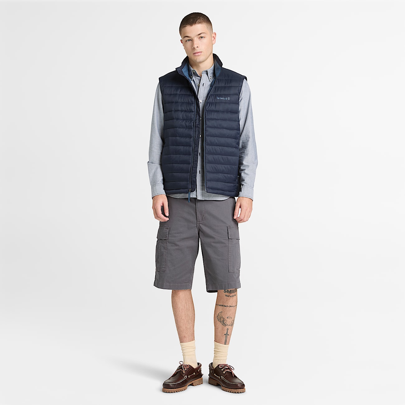 Axis Peak Durable WaterRepellent Vest for Men in Blue TBL Bl ALT2
