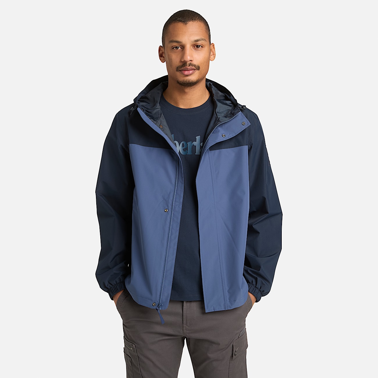 Wasserdichte ShellJacke fr Herren in Blau TBL Blau ALT1