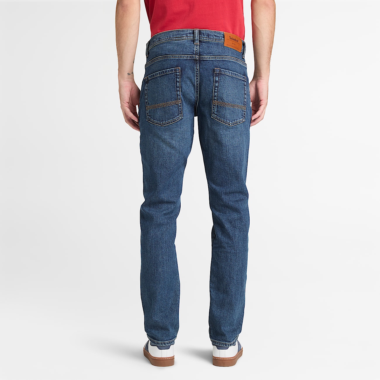 Schmale StretchJeans fr Herren in Blau TBL Blau ALT8