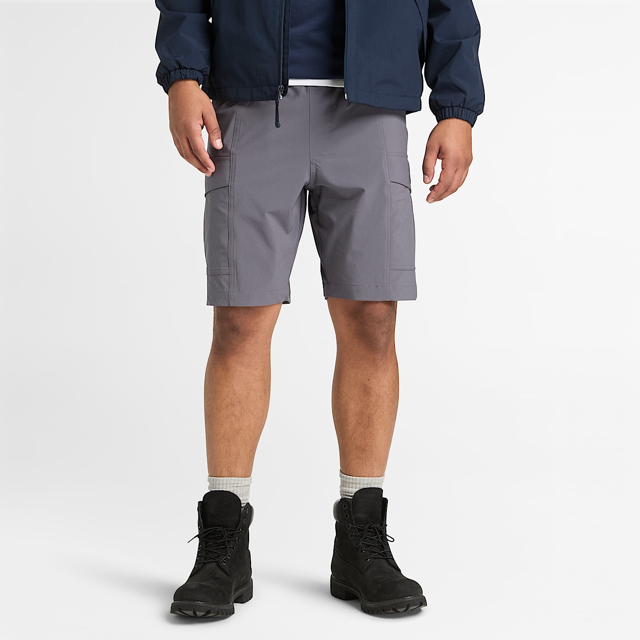 QuickDry Cargo Short for Men in Grey TBL Gr ALT1