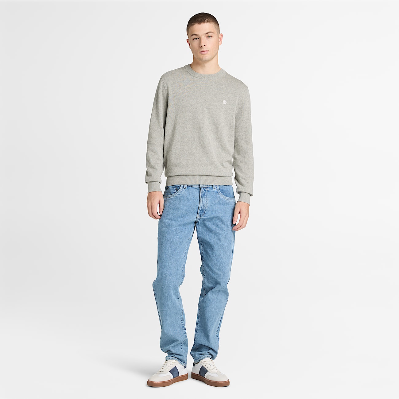 Schmale StretchJeans fr Herren in Blau TBL Blau ALT2