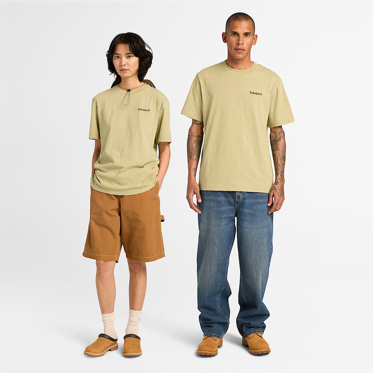 Tshirt con Grafica Foto Pesci in verde TBL verde ALT1