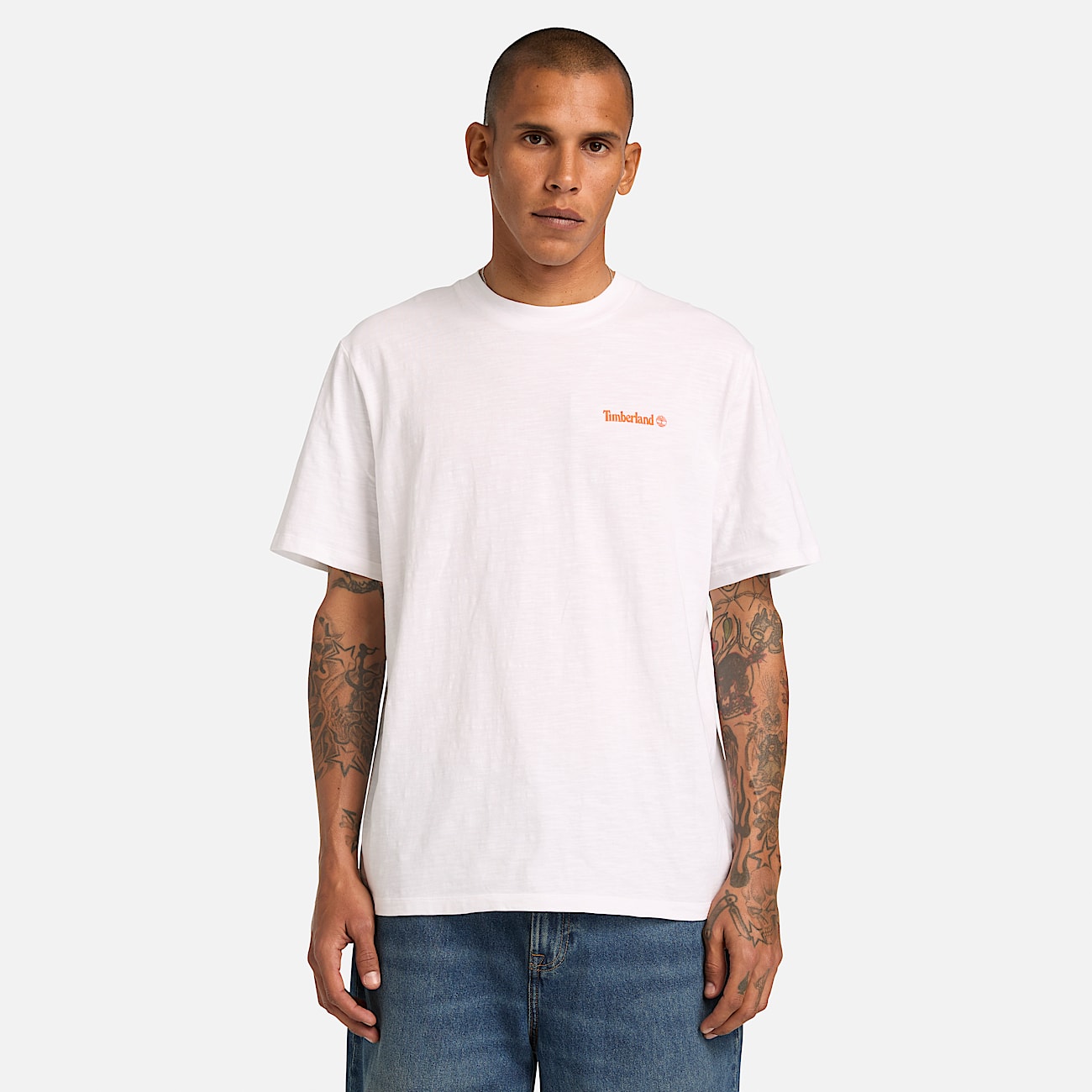 Tshirt con Grafica Foto Pesci in bianco TBL bianco ALT3