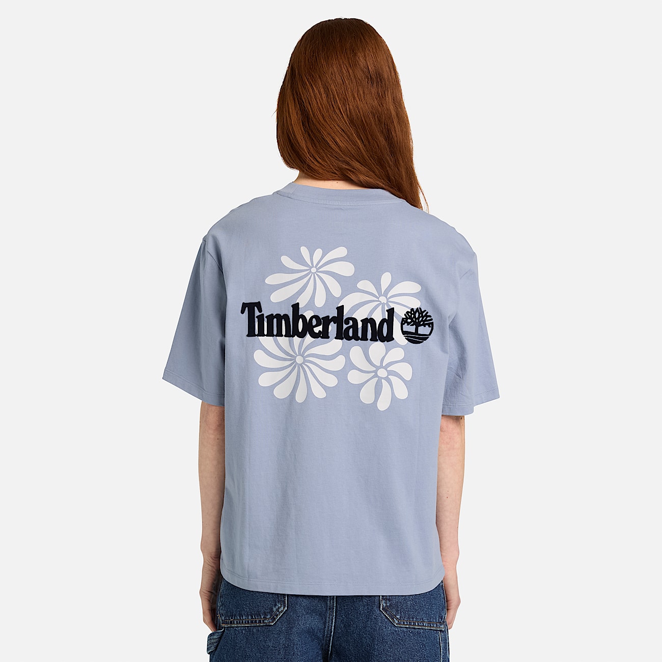 Tshirt a Maniche Corte con Grafica da Donna in blu TBL blu ALT8