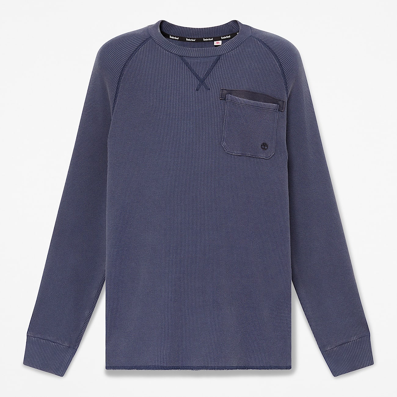 Timberland Tokyo Design Collective Garment Dyed Waffle LongSleeve TShirt in Dark Blue TBL Blue HERO