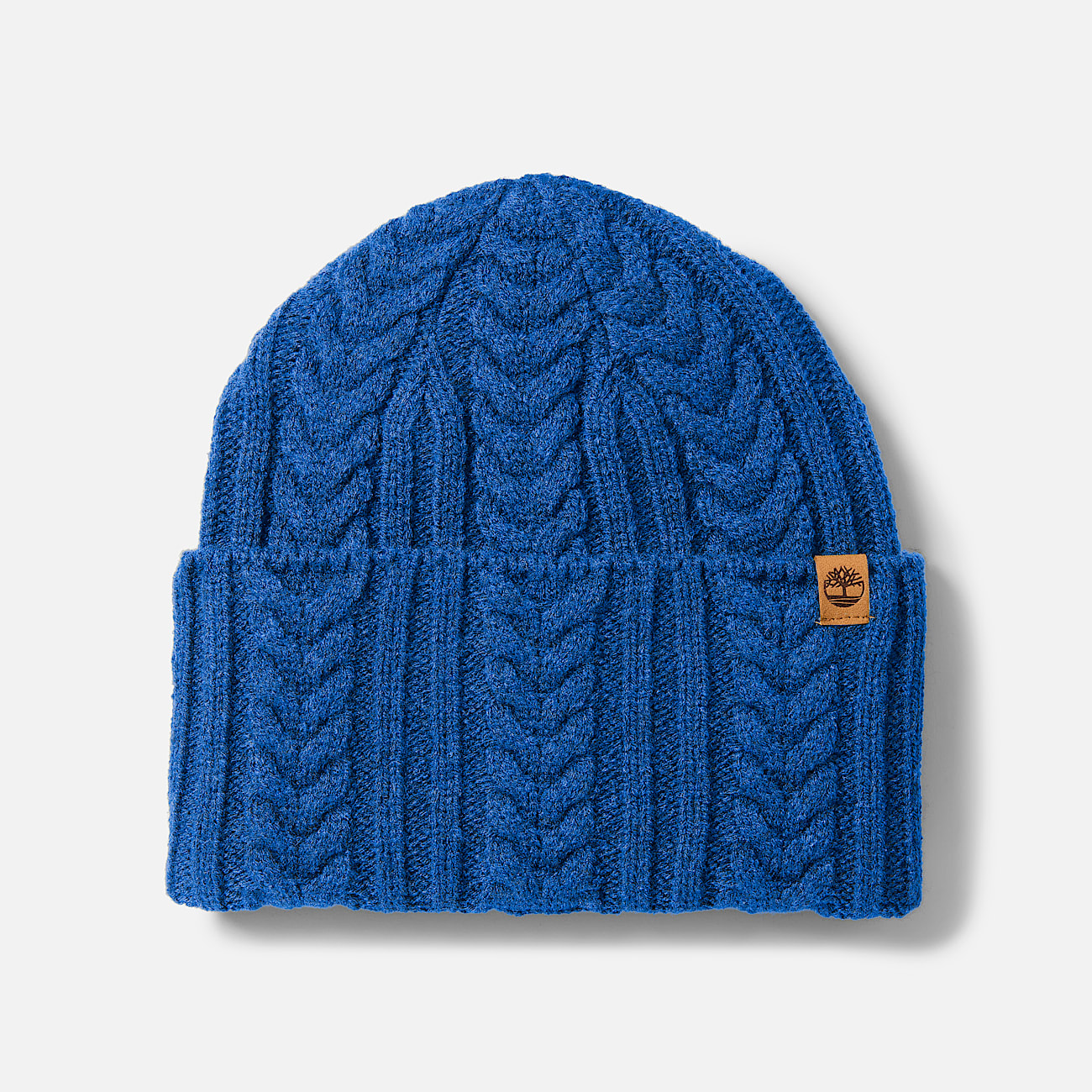 Cable Beanie for Women in Blue TBL Blue HERO