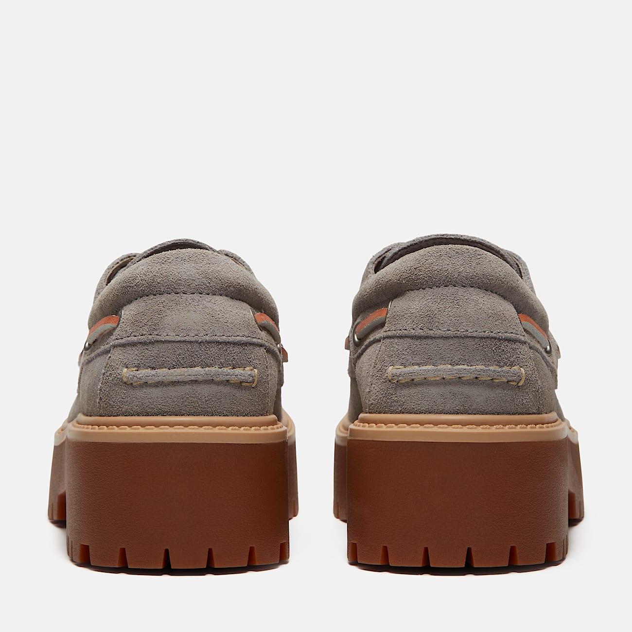 Chaussure bateau compense Stone Street pour femme en gris TBL gris ALT9