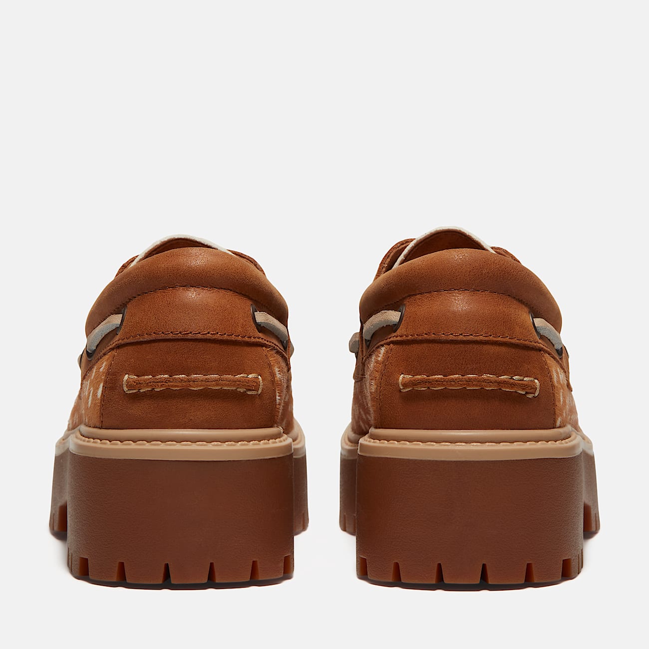 Stone Street Platform Boat Shoe for Women in BrownBeige TBL Brown ALT9