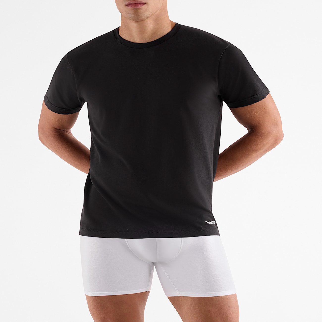 3Pack Basic TShirt for Men in Black TBL Black ALT1