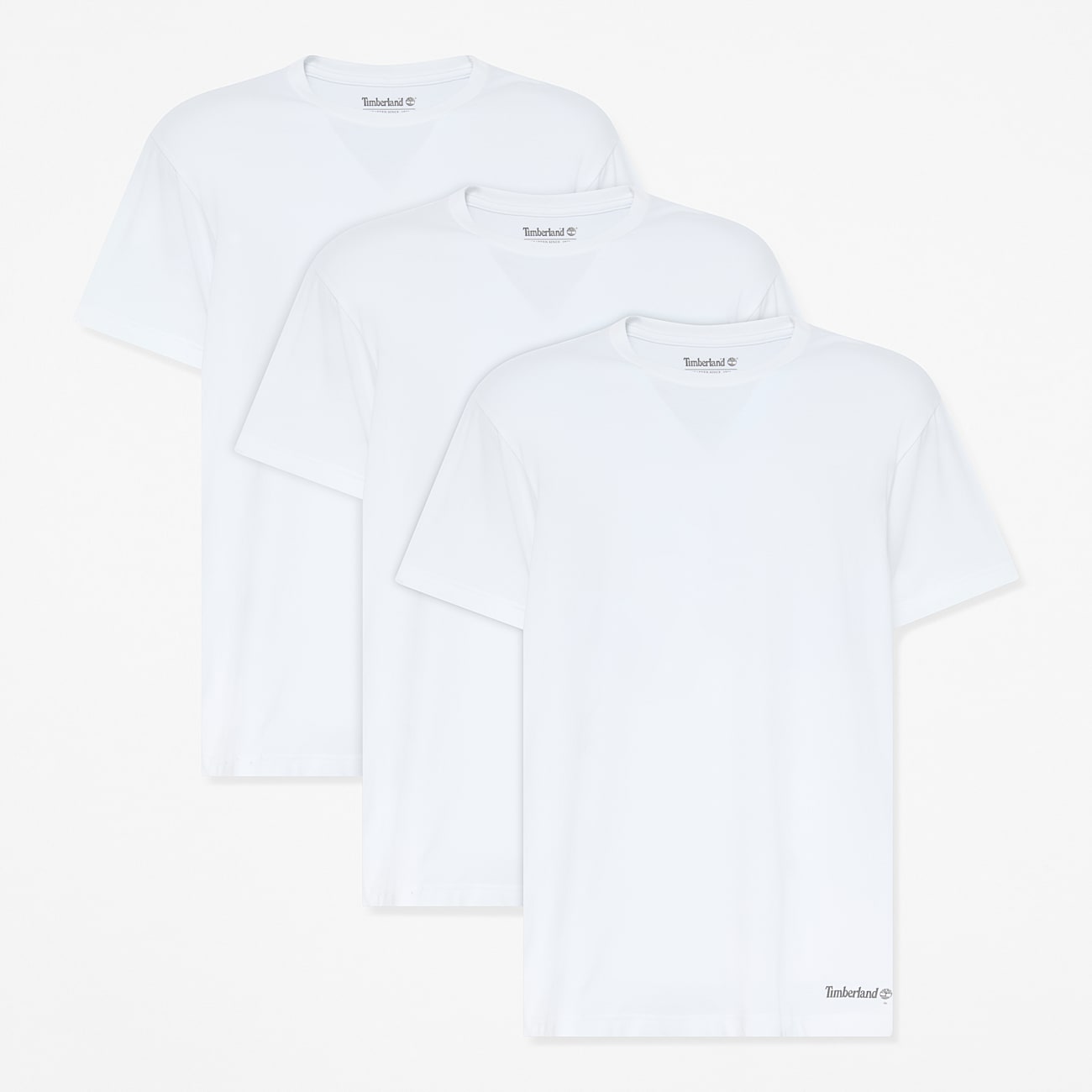 3Pack Basic TShirt for Men in White TBL White HERO