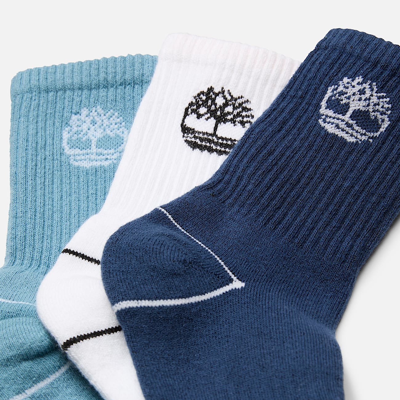 Kids Bowden 3Pack Crew Sock in Blue TBL Blue ALT1