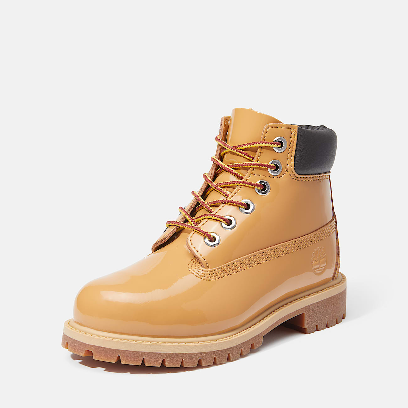 Timberland Premium 6Inch Waterproof Boot for Youth in Light Brown TBL Brown ALT9