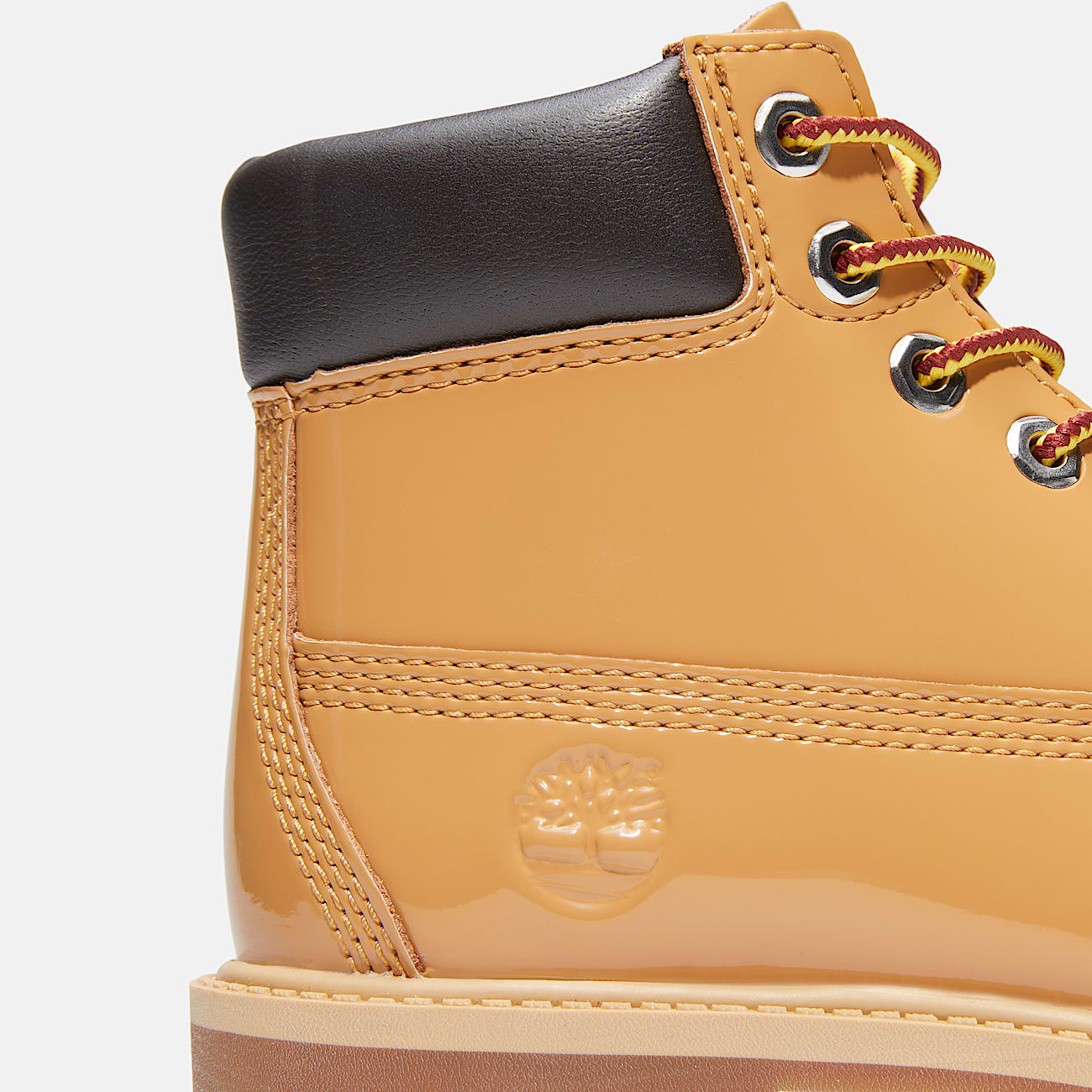 Timberland Premium 6Inch Waterproof Boot for Youth in Light Brown TBL Brown ALT7