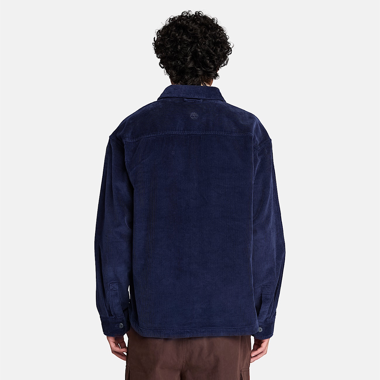 Corduroy Overshirt for Men in Dark Blue TBL Blue ALT8