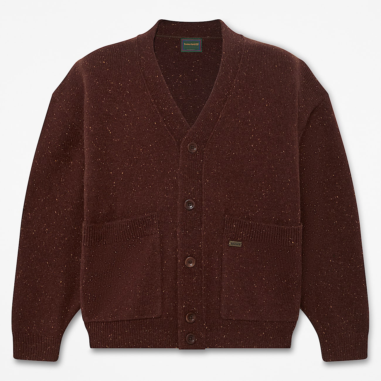 Phillips Brook Wool Cardigan for Men in Dark Brown TBL Brown HERO