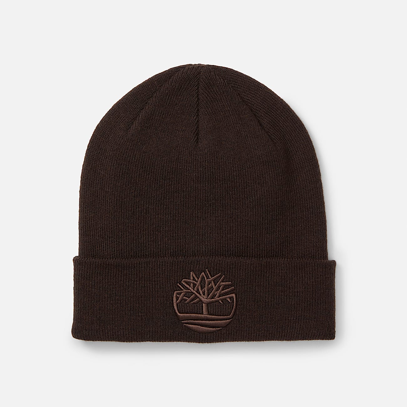 3D Embroidered Beanie for Men in Dark Brown TBL Brown HERO