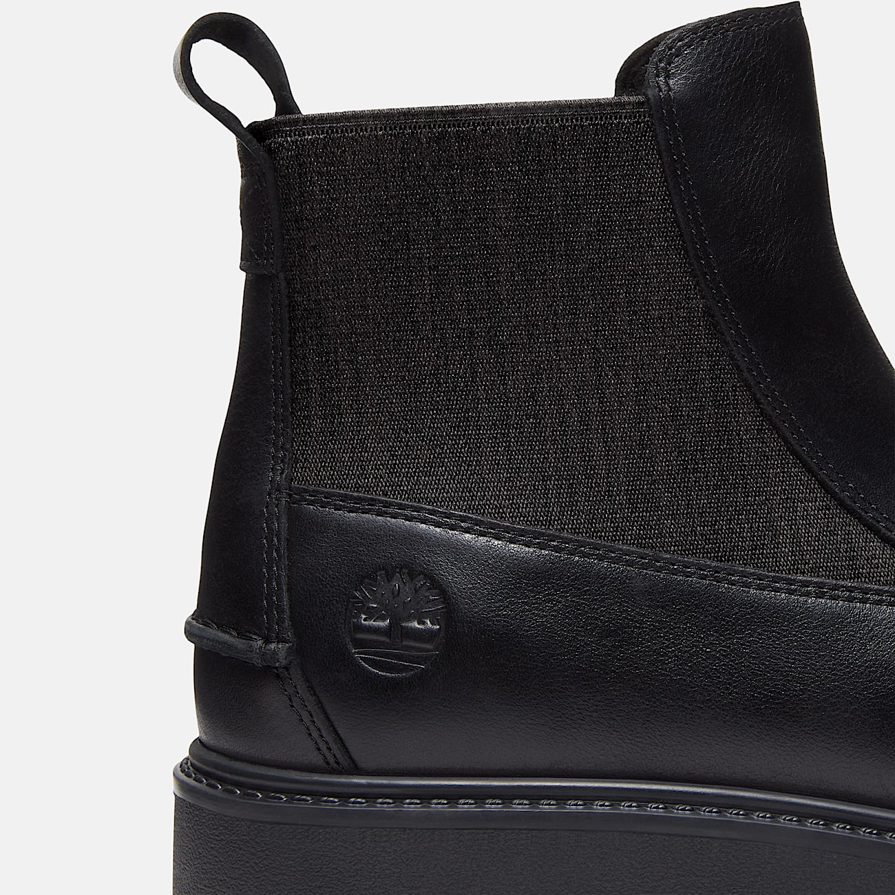 Stone Street Chelsea Boot mit Plateausohle fr Damen in Schwarz TBL Schwarz ALT7