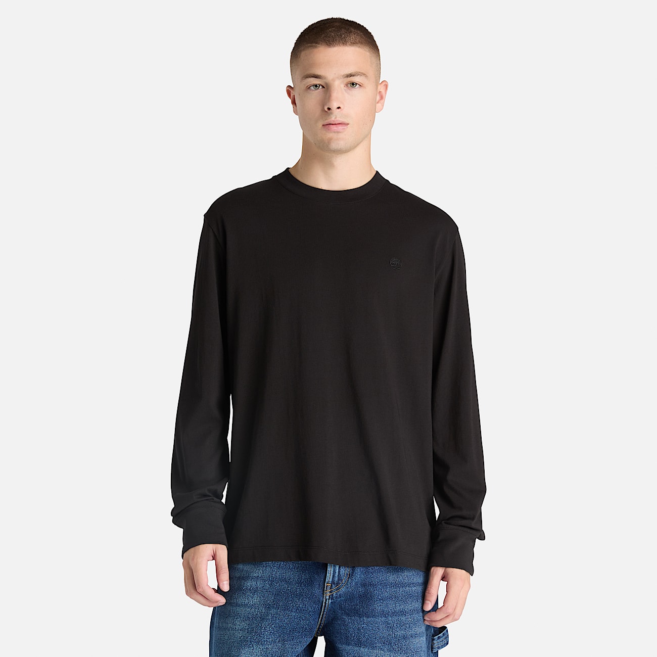 Oyster River Long-Sleeve T-Shirt for Men in Black