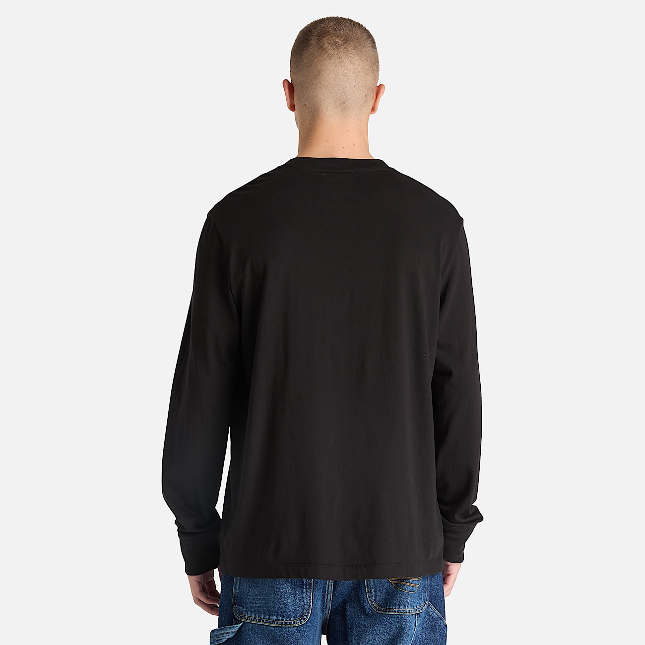 Oyster River Long-Sleeve T-Shirt for Men in Black
