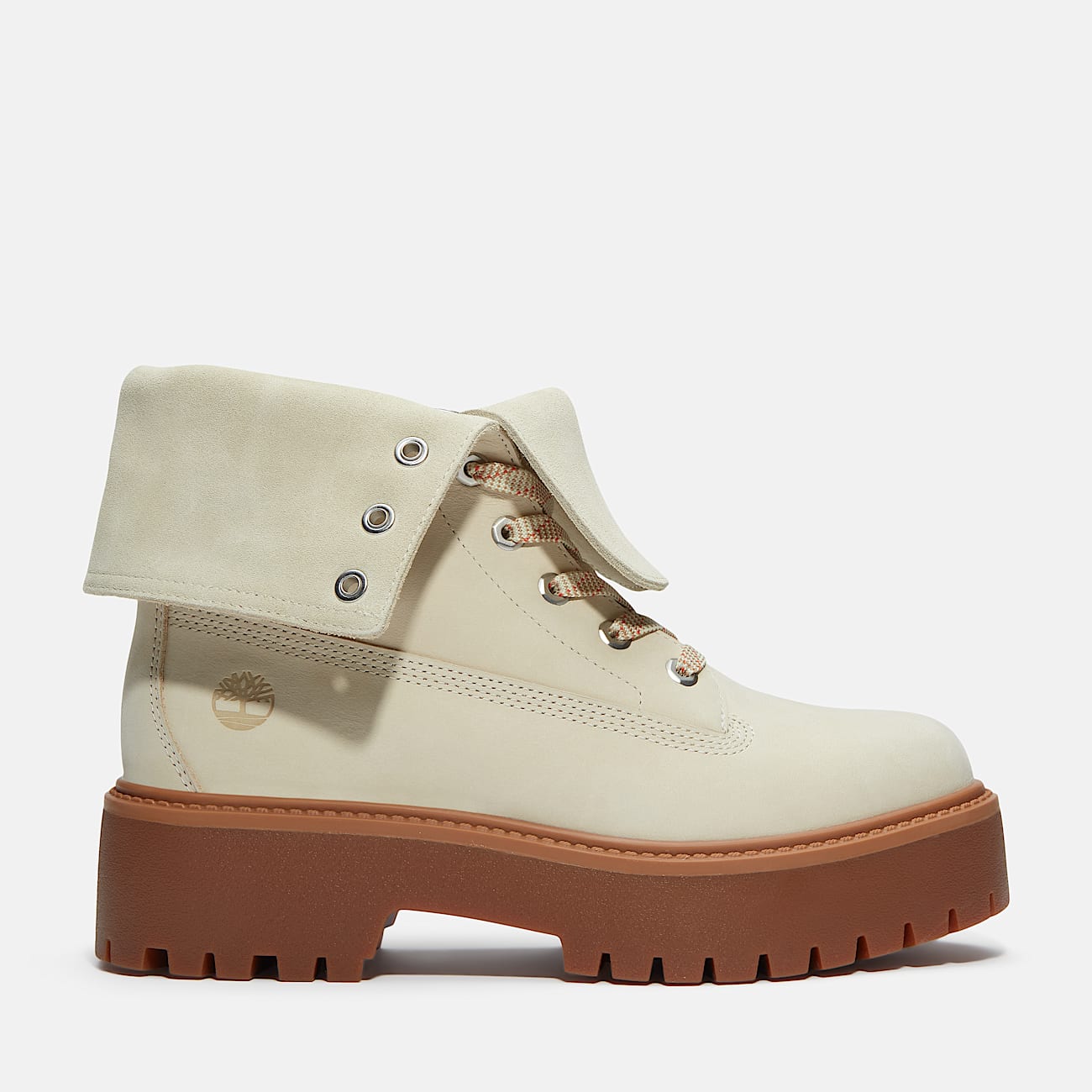 Stone Street Mid Boot met plateauzool voor dames in Lichtbeige TBL beige ALT7