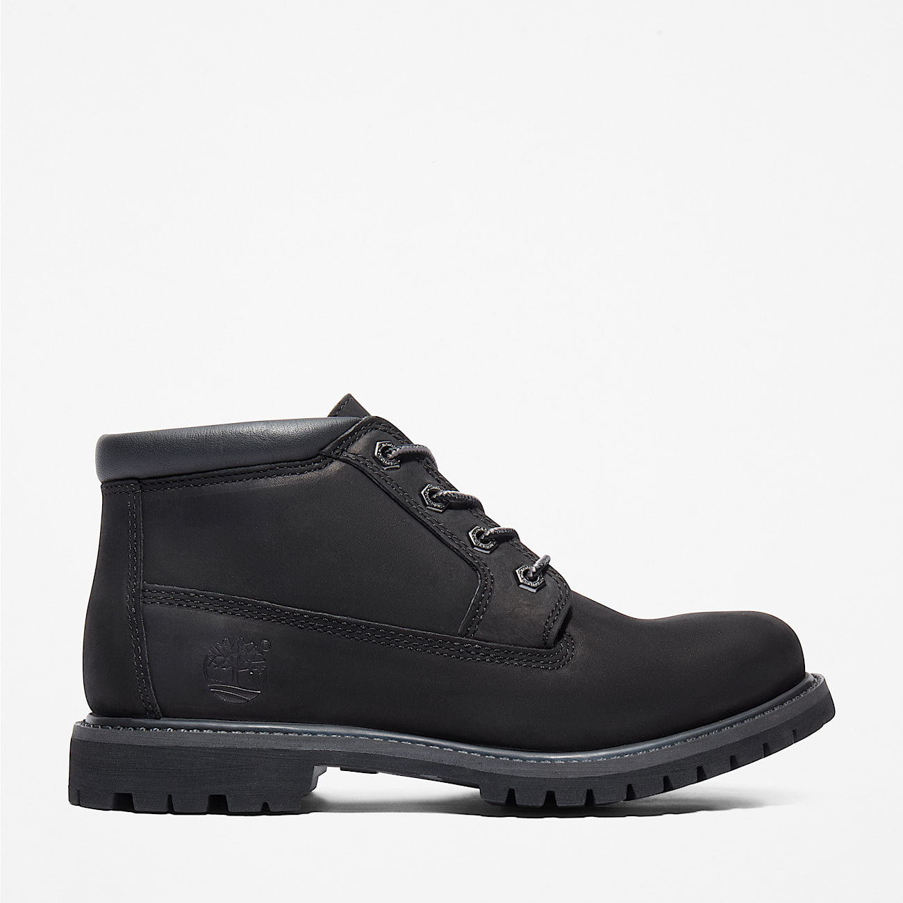 楽天 送料無料にならない Nellie Mid Lace-Up Waterproof Chukka Boot for Women in Black 靴