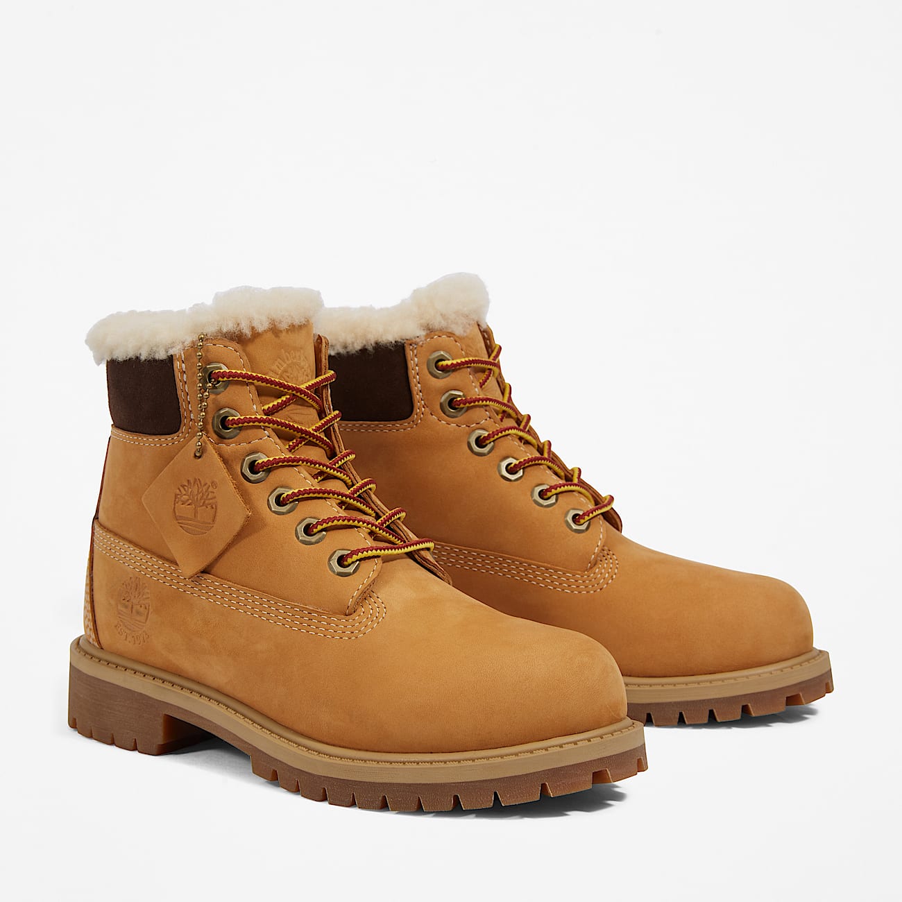 Wasserdichter Timberland® Premium 6-Inch Winterstiefel für Kinder in Gelb