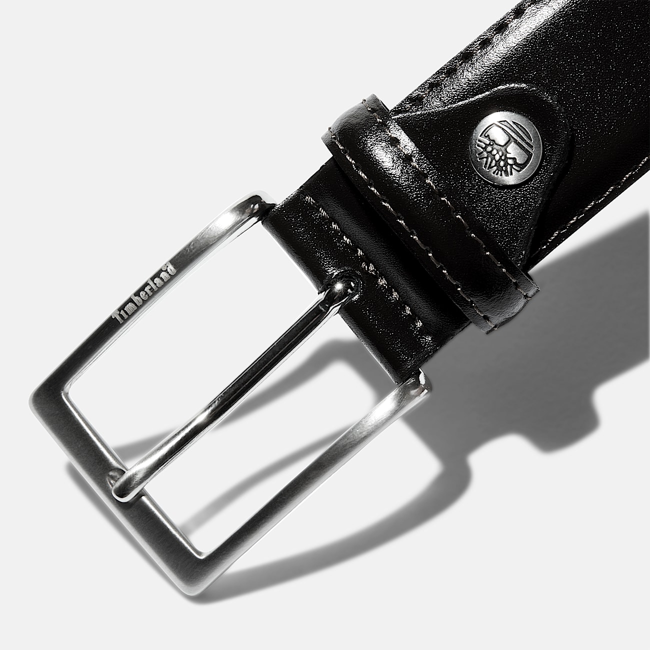 Cinto de 35 mm em Pele Ajustável Clássico para Homem em preto - 2