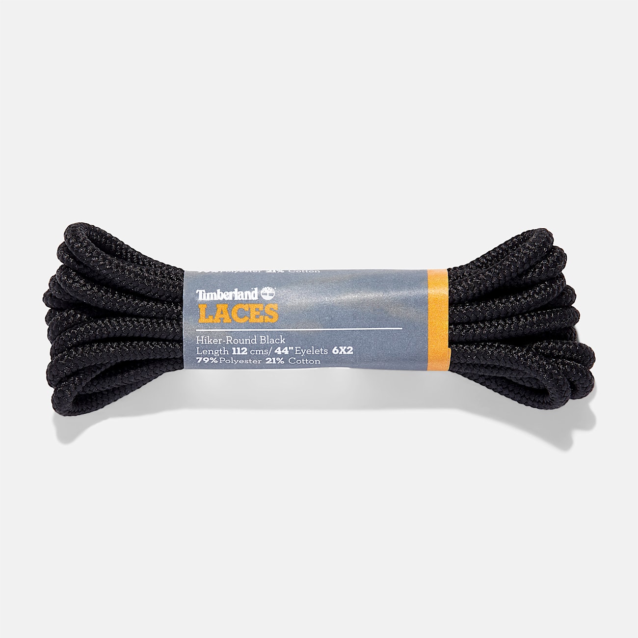 44" Round Replacement Hiker Laces in Black - 1