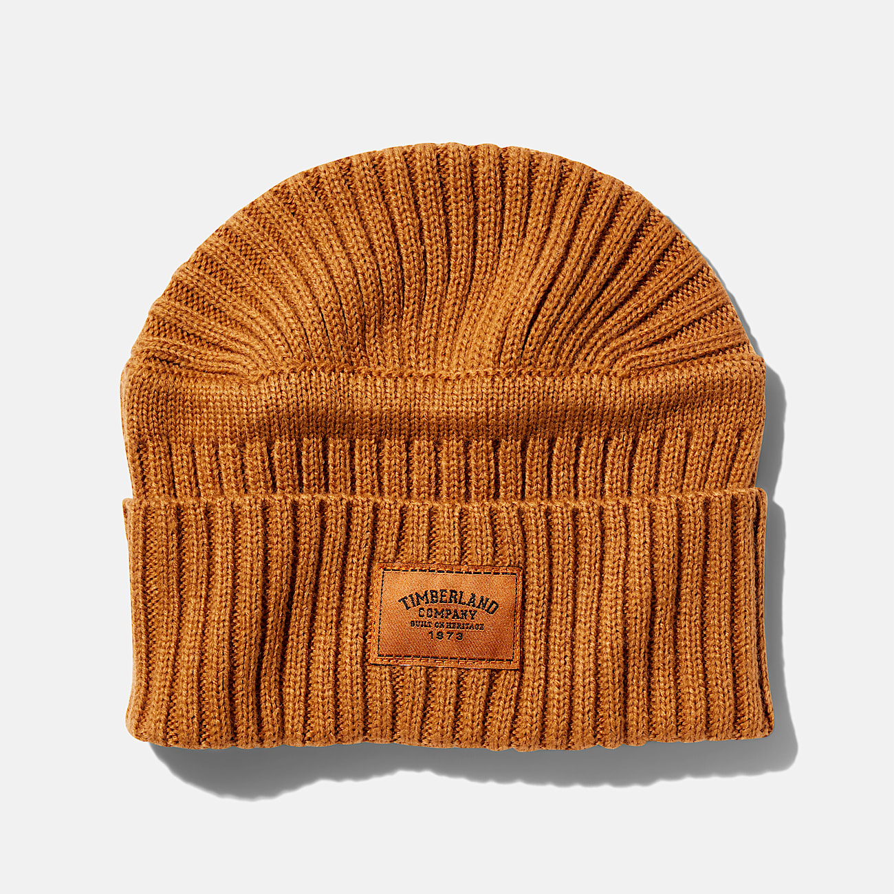 Gulf Beach Ribbed Beanie for Men in Dark Yellow - 1