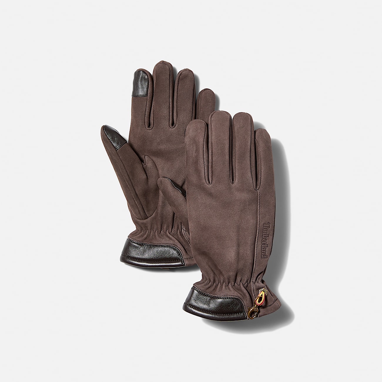 Winter Hill Leather Touchscreen Gloves for Men in Brown - 1