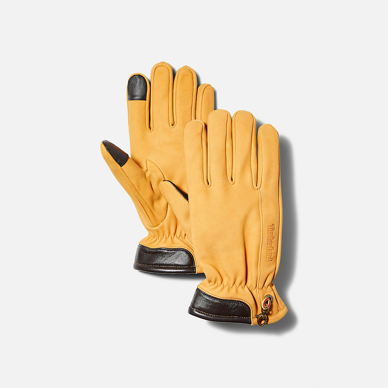 Winter Hill Touchscreen-Handschuhe aus Leder für Herren in Gelb - 1