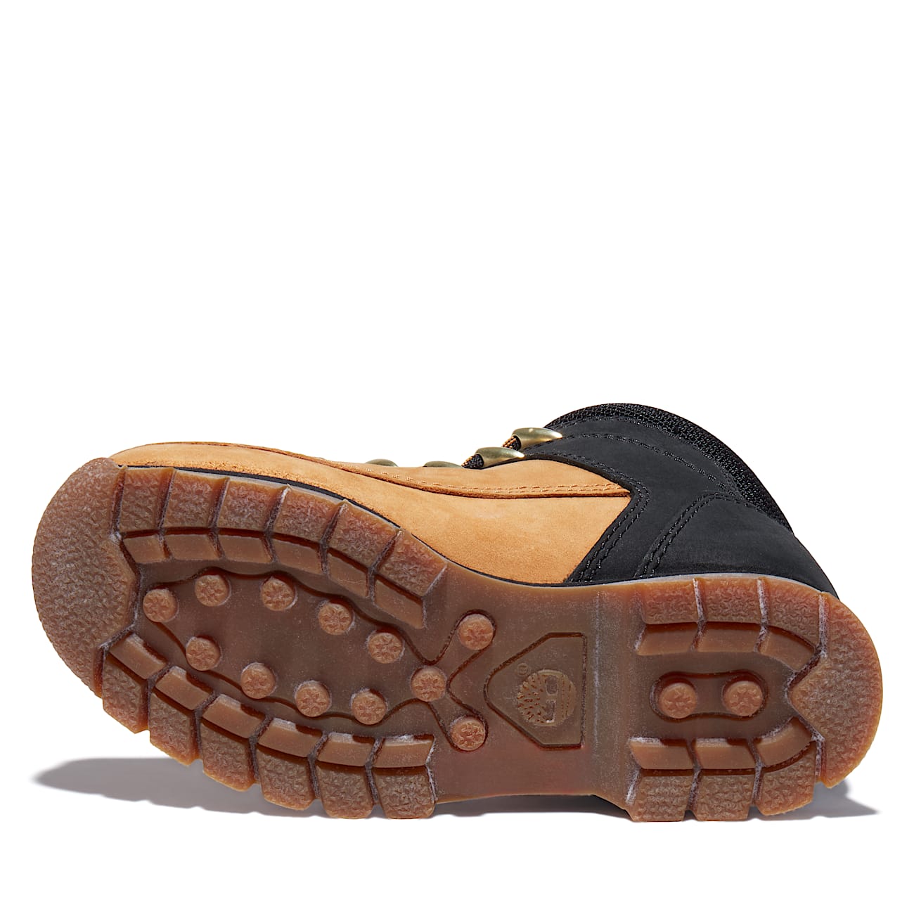 Euro Sprint Mid Lace-Up Boot for Toddler in Black & Yellow - 3