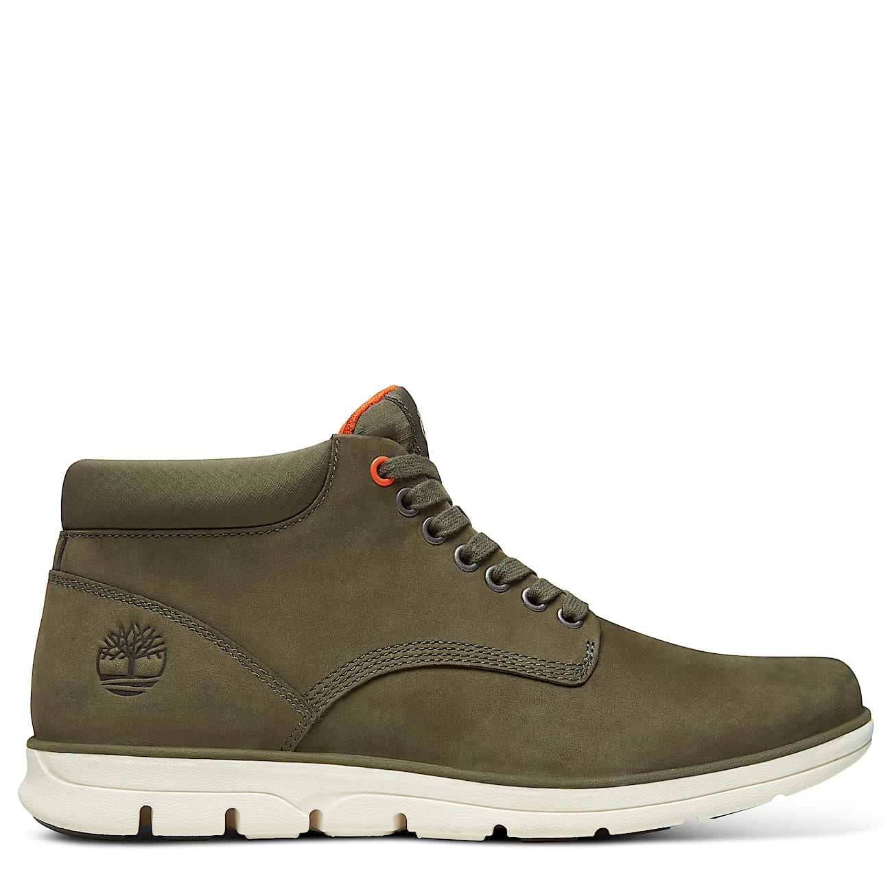 Bradstreet Lace-Up Trainer for Men in Green - 1