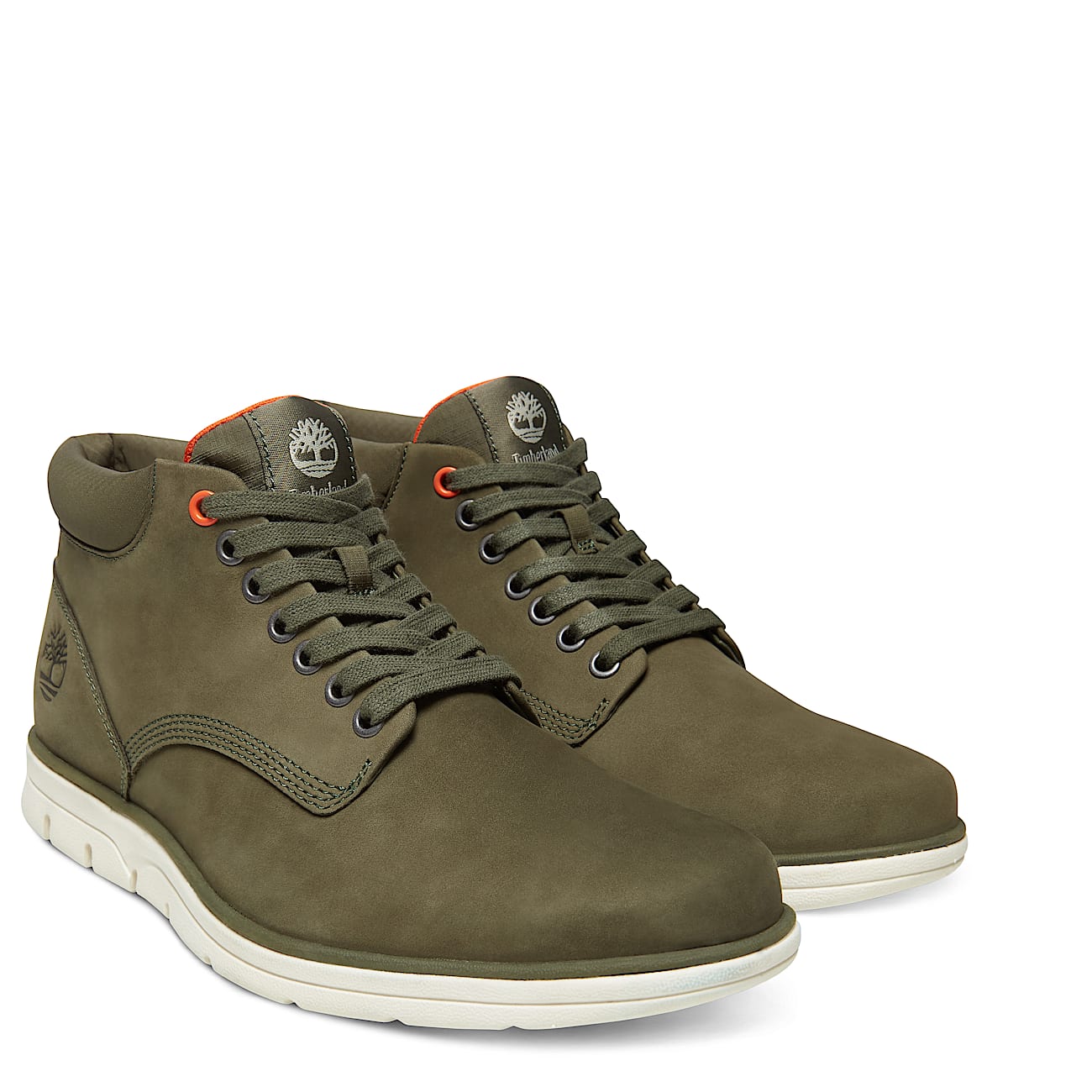 Bradstreet Lace-Up Trainer for Men in Green - 2