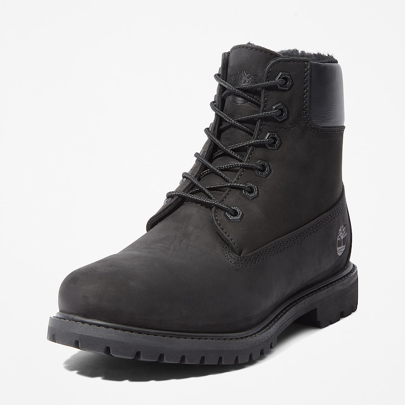 Botas Timberland® Premium 6-Inch impermeables con forro cálido para mujer en negro - 9