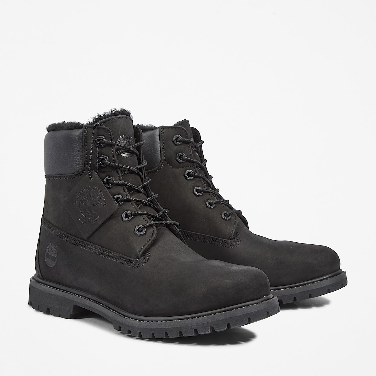 Timberland Premium 6-Inch Lace-Up Waterproof Boot for Women in Black - 4