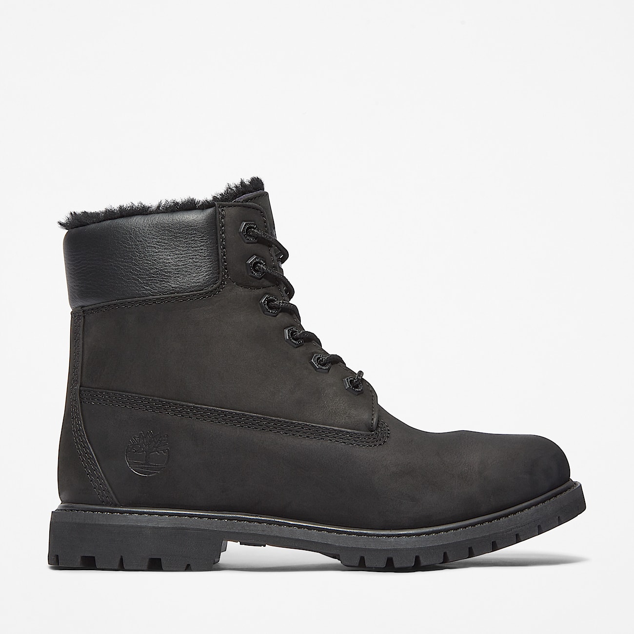 Timberland Premium 6-Inch Lace-Up Waterproof Boot for Women in Black - 1