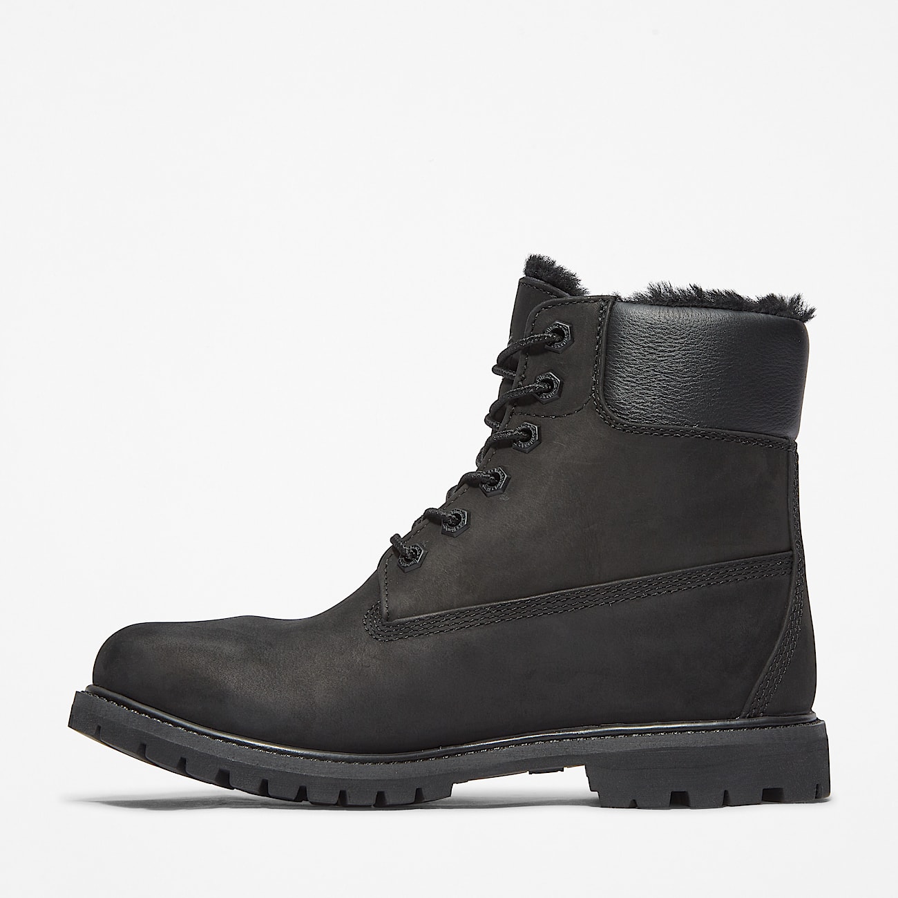 Timberland Premium 6-Inch Lace-Up Waterproof Boot for Women in Black - 6