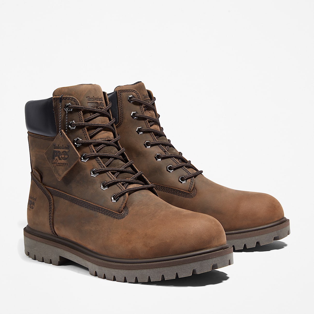 Timberland PRO® Iconic 6" Waterproof Alloy Toe Work Boot for Men in Brown