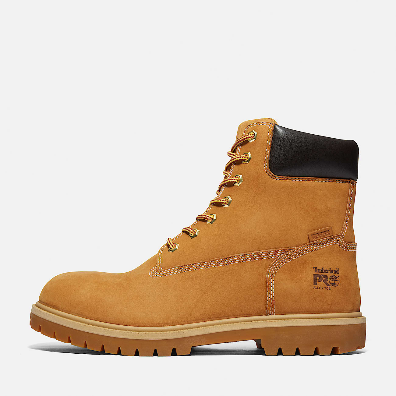 Bota de Trabalho com Biqueira em Liga Impermeável Timberland PRO® Iconic 6" para Homem em amarelo - 8
