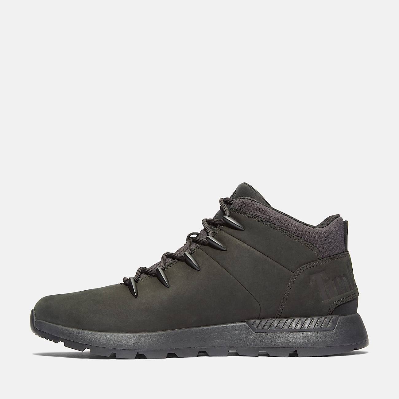 Sprint Trekker Halfhoge Vetersneaker voor heren in zwart - 6