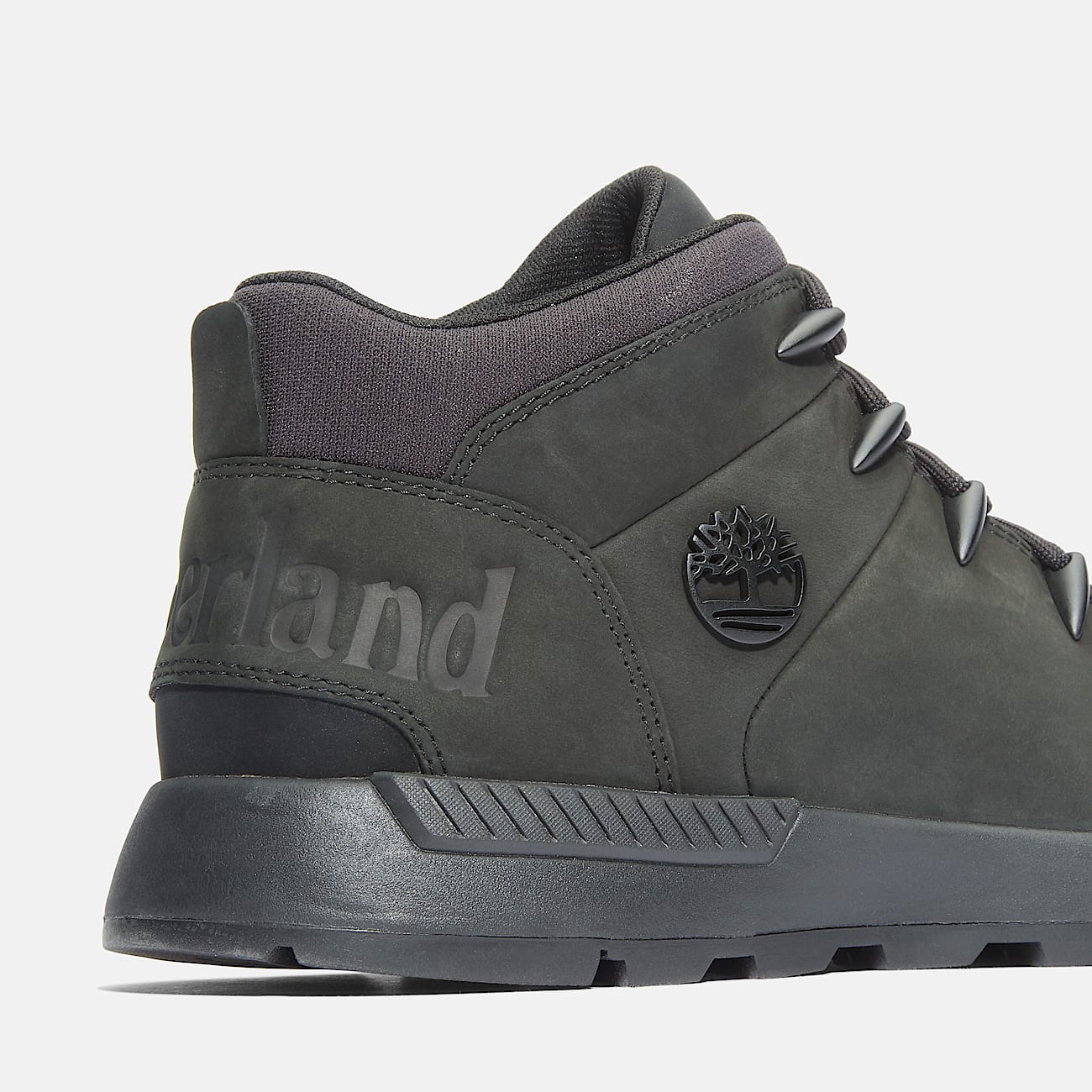 Sprint Trekker Halfhoge Vetersneaker voor heren in zwart - 7