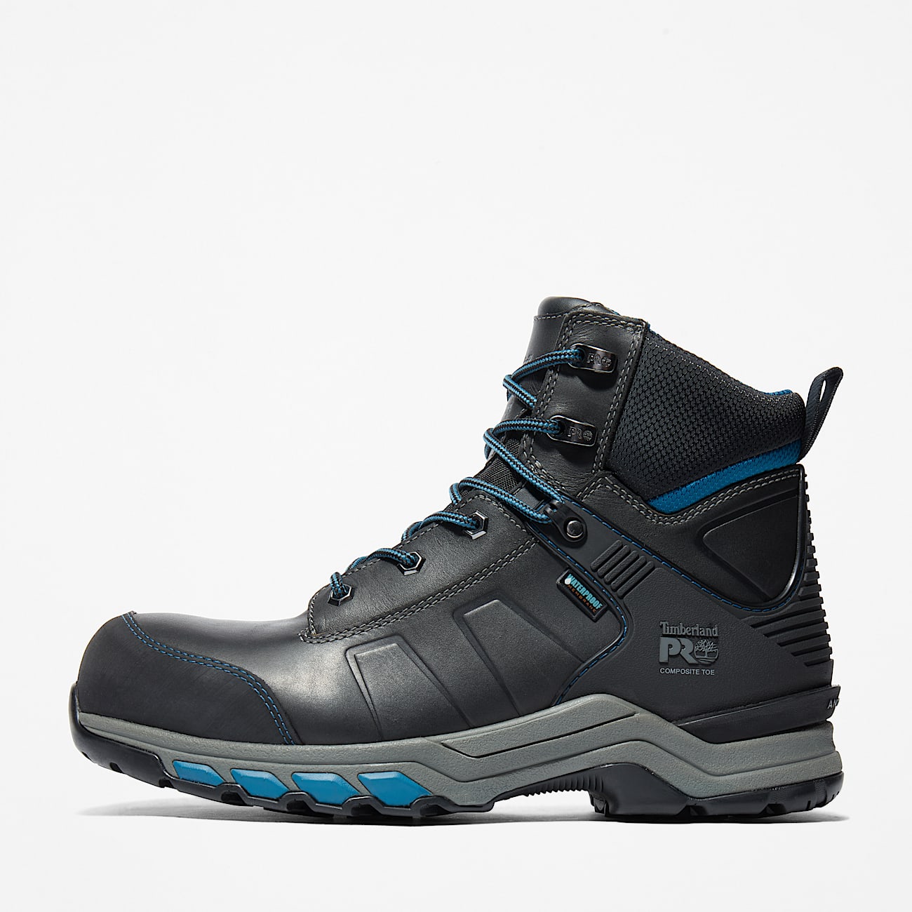 Stivale da Lavoro Impermeabile con Puntale in Composito Timberland PRO® Hypercharge 6" da Uomo in colore nero - 8