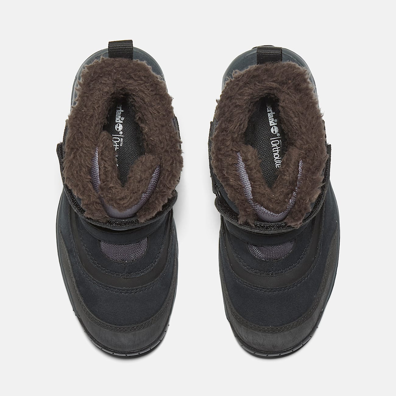 Bottine de neige mi-haute à scratch et membrane GORE-TEX Chillberg pour enfant en noir - 2