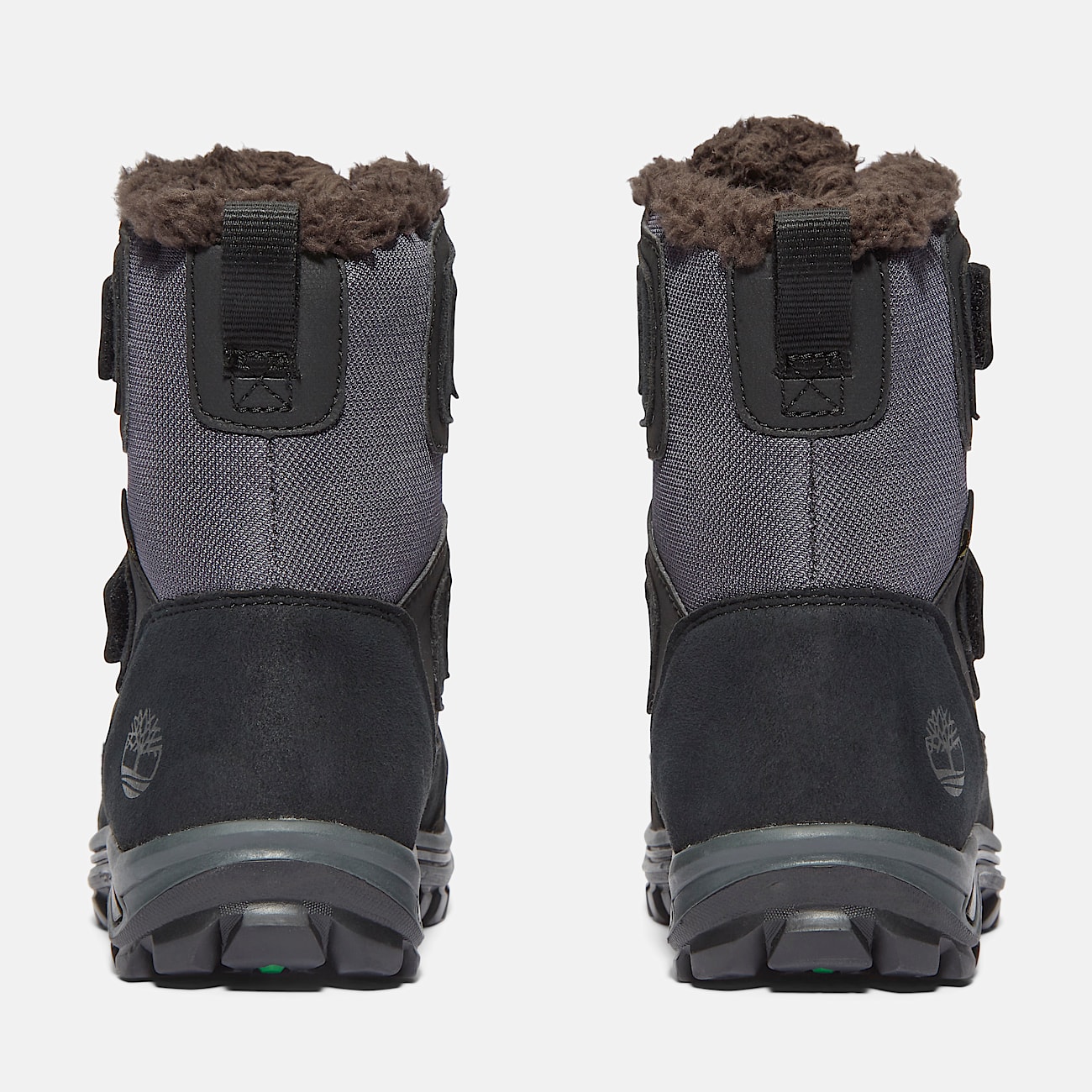 Bottine de neige mi-haute à scratch et membrane GORE-TEX Chillberg pour enfant en noir - 5