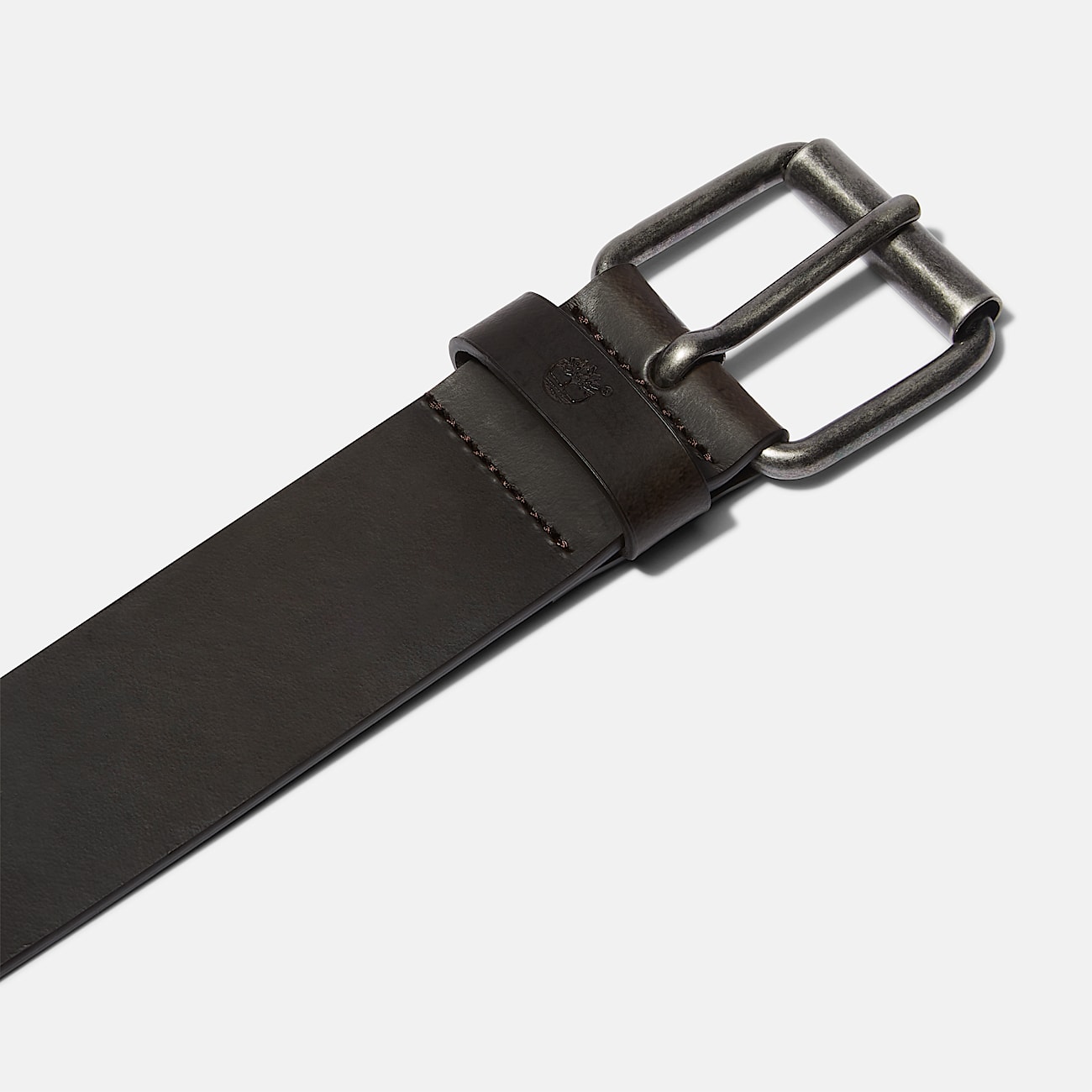 Cintura 40 mm in Pelle da Uomo in marrone scuro - 2