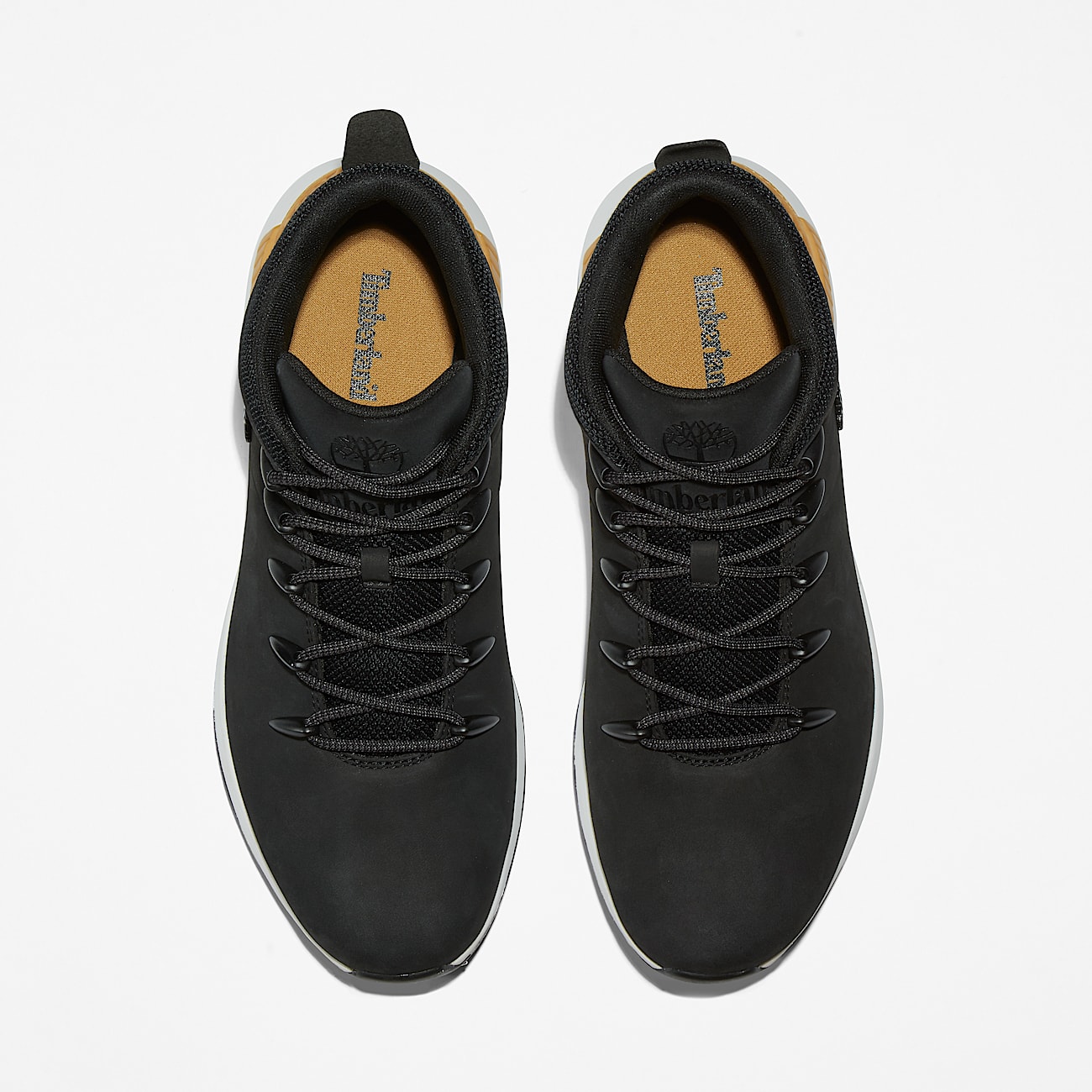 Sprint Trekker Mid Lace-Up Trainer for Men in Black/Orange