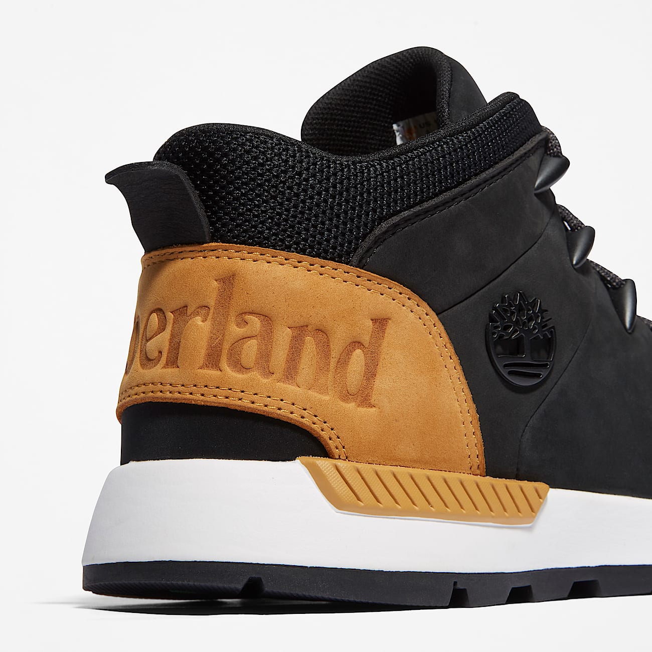 Sprint Trekker Mid Lace-Up Trainer for Men in Black/Orange